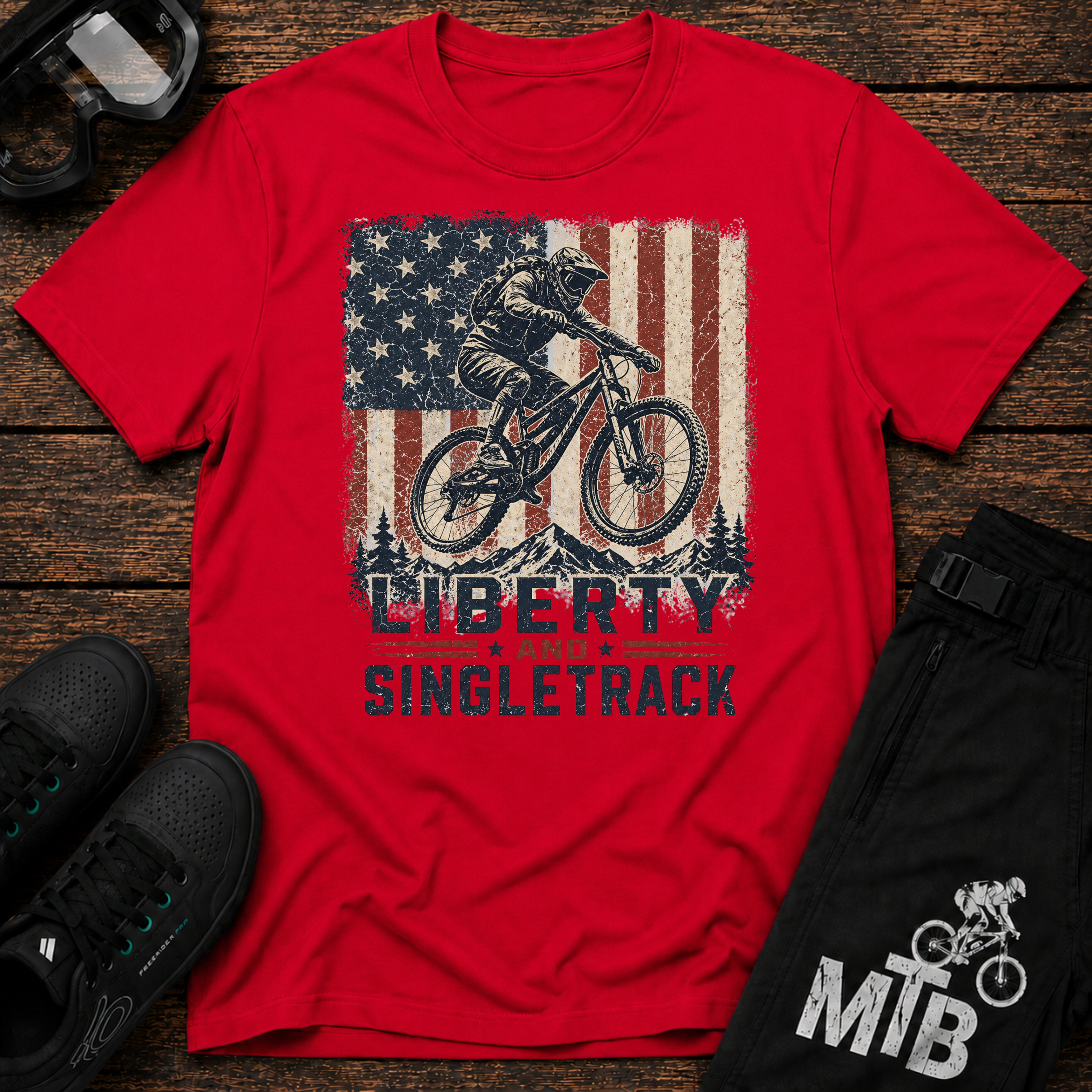 Liberty & Singletrack T-Shirt