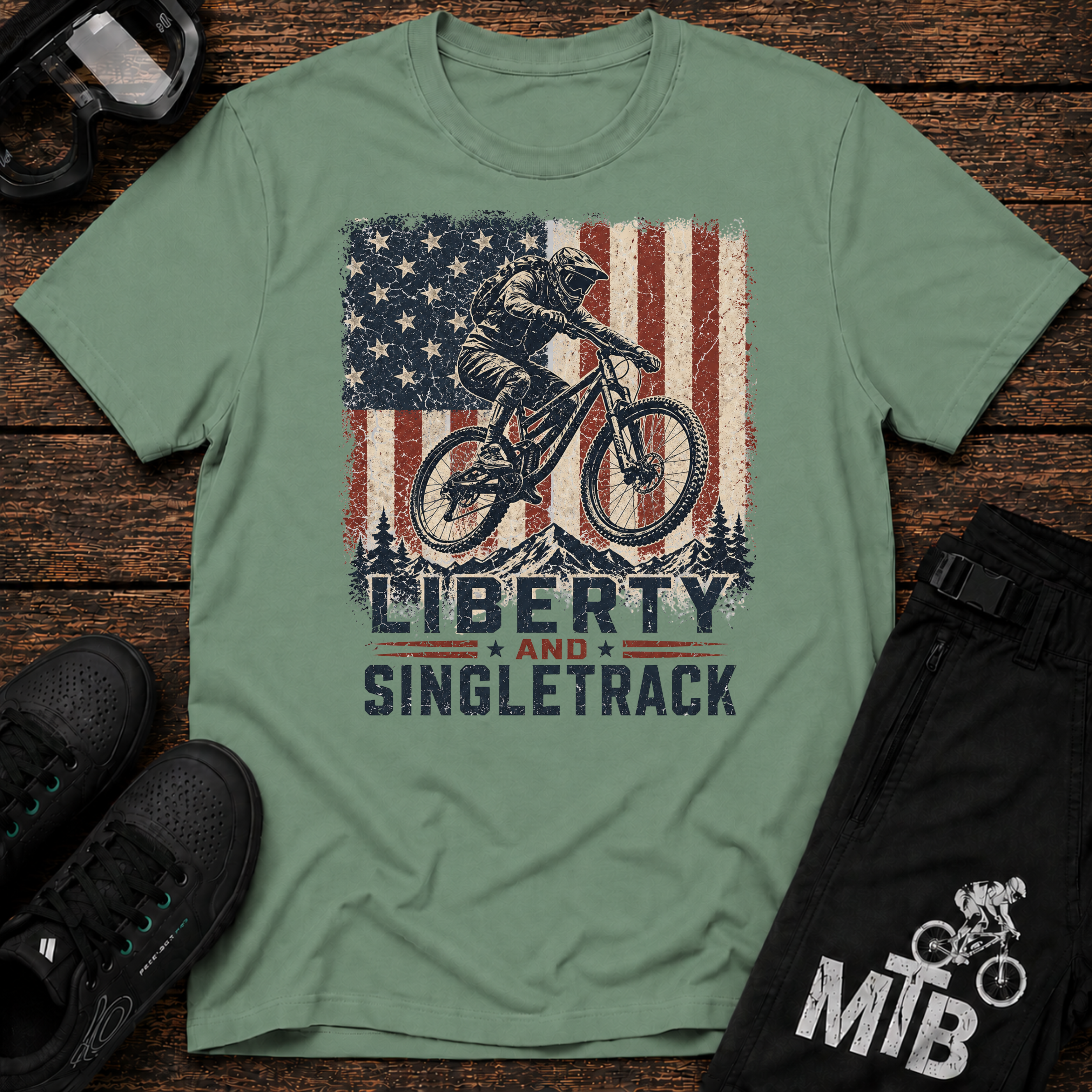 Liberty & Singletrack T-Shirt