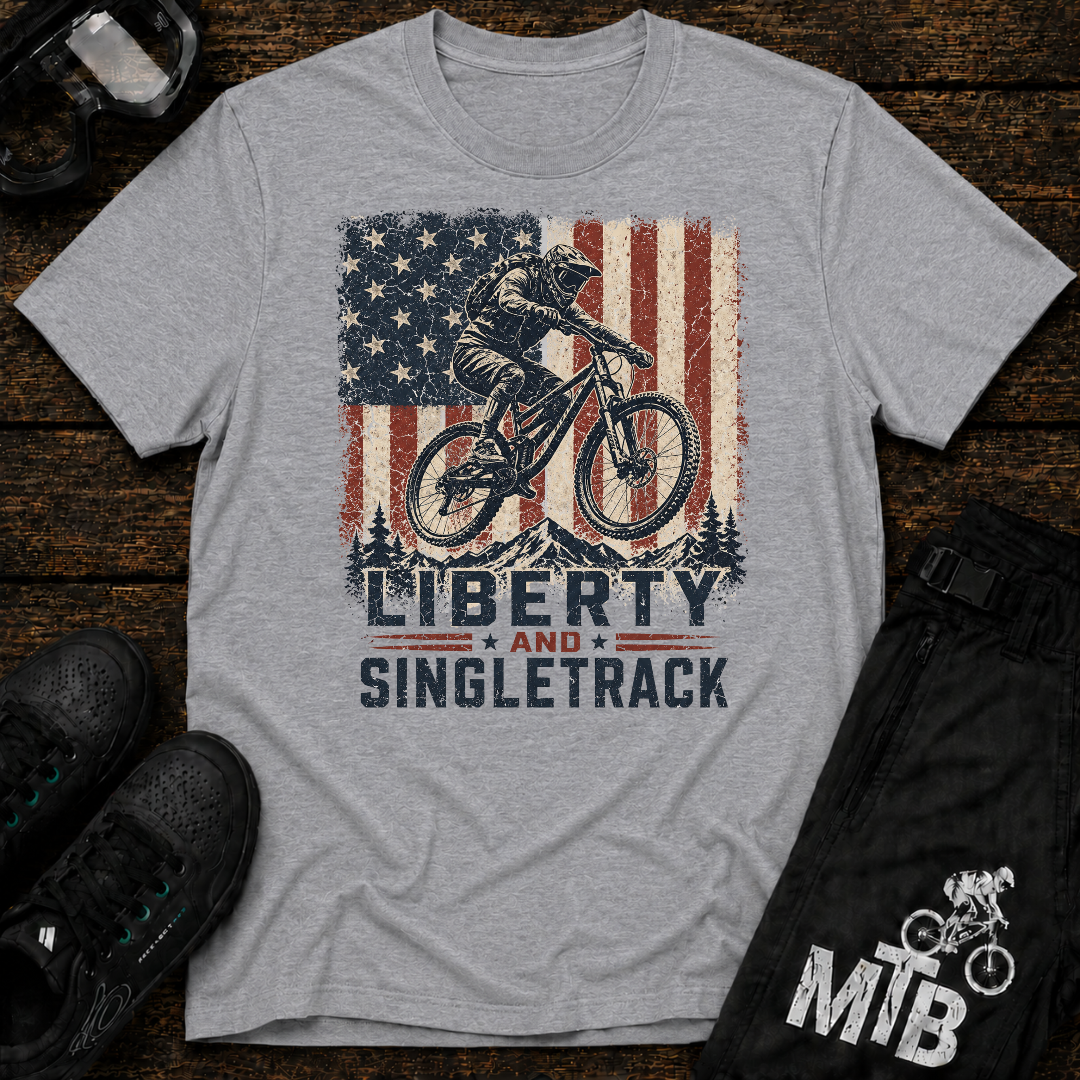Liberty & Singletrack T-Shirt